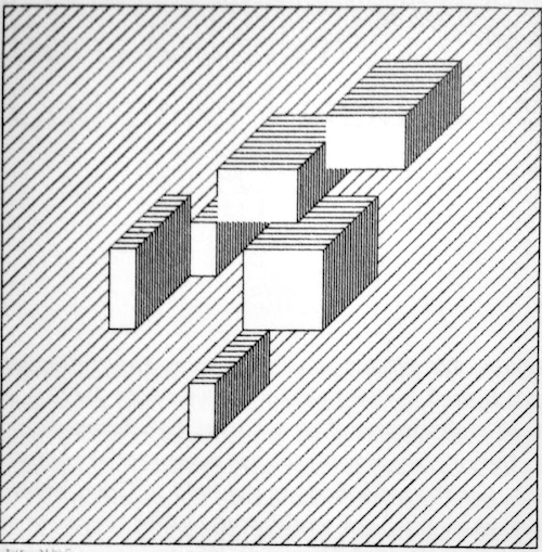 peter plotter drawing 1965